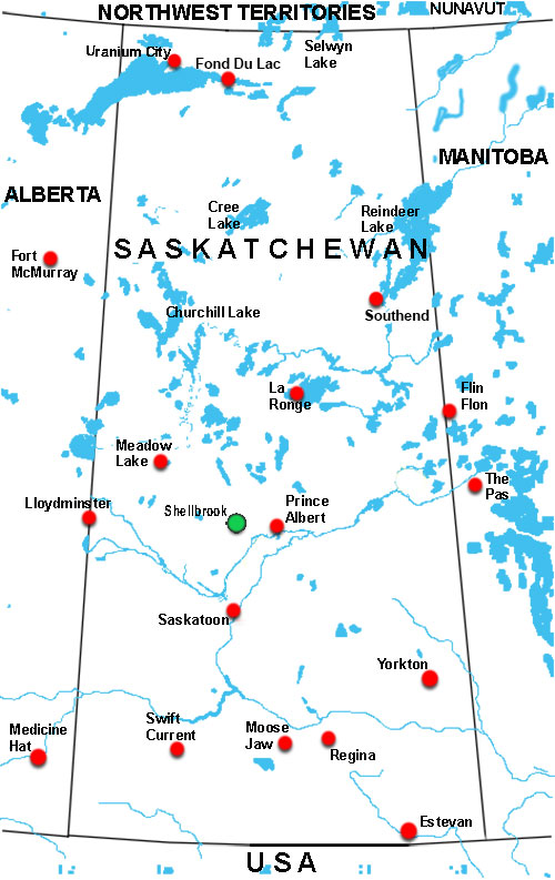 Charter Flights To Shellbrook Saskatchewan